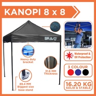 Bravo Canopy Kanopi 8x8 Canopy Canvas Khemah Niaga 8x8 Khemah Pasar Malam Khemah Pasar Tani Khemah M