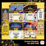 BANNER BUKAN KAIN BELACU BUNTING BACKDROP HARI MERDEKA MALAYSIA 2025 BY BUDAKRAMBAISHOP
