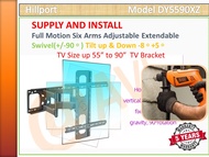TV bracket Supply and Installation for 55-90 inches TV Model DY5590XZ