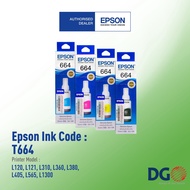 ORIGINAL Epson Ink T664 Series for Printer L220 / L210 / L360 / L365 / L405 / L455 / L485 / L565 / L
