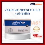 JARUM INSULIN VERIFINE NEEDLE PLUS 31G(6MM) (BLUE)