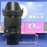 Sold out）『收機鏡』『Trade In優惠』抵玩 Sigma 35mm F1.2 DG DN For Sony FE ART系列鏡頭 F1.2超大光圈 超淺景深 夜景人像一流 FE-Mount