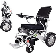 Lightweight Folding Deluxe Fold Foldable Power Compact Mobility Aid Wheel Chair Dual Battery Longest Driving Range Power Wheelchair