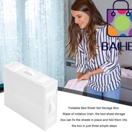 BAIHEE Foldable Bedding Organizer, Bedding Storage Large Capacity Bed Sheet Set Storage Box, Conveni