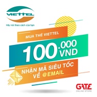 [HCM][Flash Sale] Thẻ VIETTEL 100.000 - nhận mã SIÊU TỐC qua EMAIL