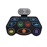 K100-C 智慧型便攜式手捲電子鼓 - 黑色 | 超低延遲 | 雙聲道輸出 | 高清音質