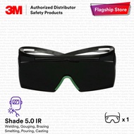 3M SecureFit SF3750AAS-BLK Premium Welding Over Spectacles / Dark Grey Shade 5.0 IR Lens/Welding Saf