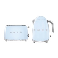 Smeg Breakfast Set Kettle KLF03PBUK + Toaster TSF01PBUK (Pastel Blue)