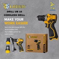 Drill UB 18 Cordless Drill Batteri Screwdriver Impact Drill Rechargeable Brushless Lithium drill