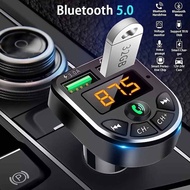 Multifunction Wireless Car MP3 Player 5.0 FM Transmitter Bluetooth 3.1A Dual USB Car Charger Bluetooth Car
