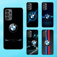 Samsung A33 5G phone case with black border, BMW automobile brand