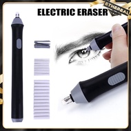 Refillable Electric Eraser School Pencil Eraser Stationery Battery Electronic Eraser