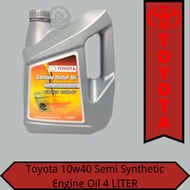 Toyota 10w40 Semi Synthetic Engine Oil 4 LITER