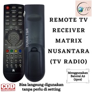 👍 Remot / Remote Receiver Matrix Nusantara Tanaka TV RADIO Receiver (