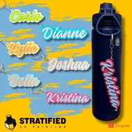 Customized Pastel 3D Printed Keychain |Souvenir Gift Sunnies flask Aquaflask Tumbler Bag Tag Luggage