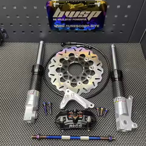 Dio50 Disk Brake Set 220mm With 340mm Front Forks