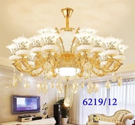 Đèn Chùm ROYAL-CITY Tay Đúc Đặc Cao Cấp 3 Phiên bản 8-12-15 tay Trang Trí Phòng Khách Nhà Hàng Khách