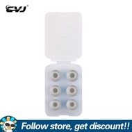 CVJ Memory Foam Eartips 3Pair(6PCS) Noise Isolating Comfortable Earphone Covers Improved Sound Quali