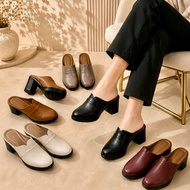 Luxe Soft Women's Open Heel Pan, Height 7-8cm