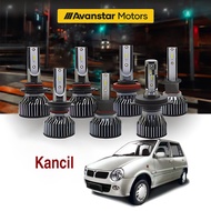 [PERODUA] Kancil/Kenari/Kelisa 2PCS Mini Type Car LED Headlight Bulb H3 H4 Hi/Lo Beam Headlamp Lampu