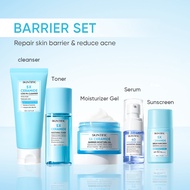 SKINTIFIC 5pcs Paket-Skincare Set | Moisturizer+Serum +Toner+ Sunscreen+ Cleanser paket lengkap Seru