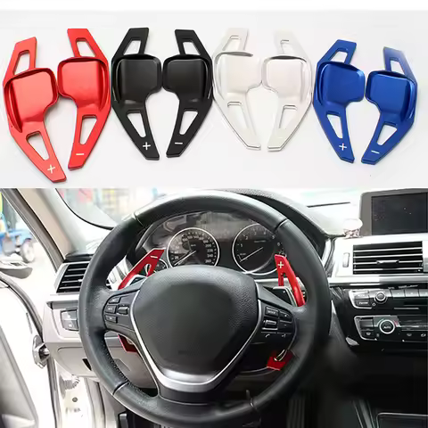 Aluminum Shift Paddle Steering Wheel Shift Paddle Shifter Extension For BMW 3 5 series F30 F32 F10 F
