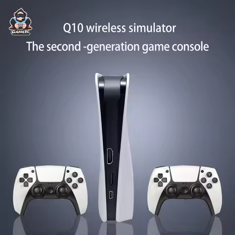 Q10 3D Game Stick 64G/128G Video game console retro 4K home console 2.4G doubles Wireless game contr