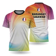 Barangay Official Full Sublimation T-shirt 3D T-Shirt Breathable Short Sleeve Tee