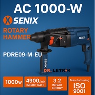 SENIX Corded Rotary Hammer PDRE09-M-EU Concrete Drill 1000W 3.2J Mesin Tebuk Dinding