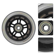 100mm Scooter Wheels Mute Replacement Wheels For Luggage Suitcase Baby Swing Car (Black)