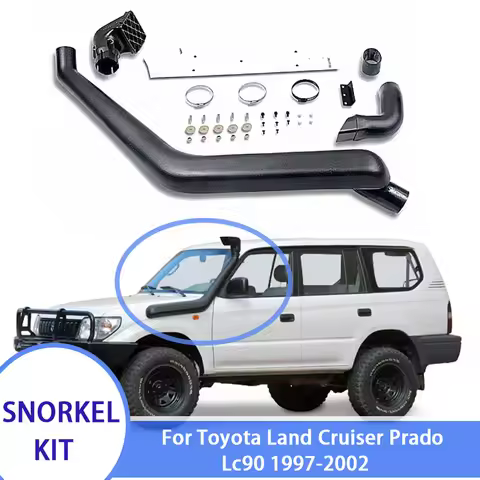 Safari Snorkel Kit For Toyota Land Cruiser Prado LC90 1997-2002 Fit for 5VZ-FE 3.4L V6 Petrol Air In