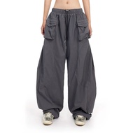 HADES gray unisex parachute pants size L