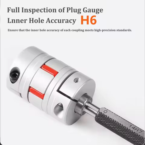 LM series D55 L95 Flexible plum clamp coupler D55L95 shaft size CNC Jaw shaft coupling 14mm-30mm cou