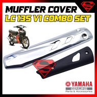 YAMAHA LC135 OLD LC 135 V1 MUFFLER COVER EXHAUST COVER MUFFLER PROTECTOR YAMAHA