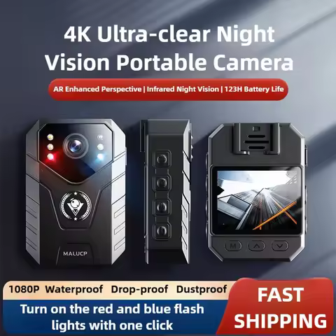 CP-B10 4K HD Night Vision Camera 3000mAh 23H Battery Life Waterproof Drop-proof Law Enforcement Reco