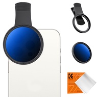 K&F Concept clip-on ND (1-9 stops)Filter/CPL Filter For All Phone & 52mm Camera lens Adjustable ND F