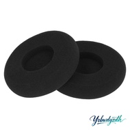 YRBWDYZDH 2PCS Headphone Ear Cushion, 80mm Soft Sponge Earpad Cover, Durable Comfortable Black Repla