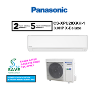 (SAVE 4.0) Panasonic 3.0HP X-Deluxe CS-XPU28XKH-1 Inverter R32 Air Conditioner CSXPU28XKH1 Aircond CSXPU28XKH Penghawa Dingin