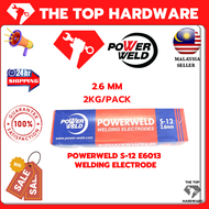 *RHUMA* POWERWELD WELDING ELECTRODE S-12 E6013 (2KG) 2.6MM