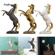 [Zxpjkyu] SiaBiced Galloping Horse Figurine Decoration Powerful Animal Horse Statue Decoration Desk