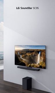 LG SC9S Soundbar 原廠掛架及座架（適用安裝於LG OLED evo C Series電視）