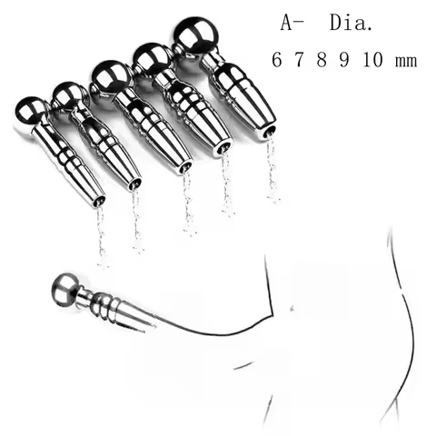 Stainless Steel Threaded Urethral Dilator Premium Expanding Male Stimulation Plug Ultimate Comfort I
