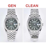 Clean/VS Factory Datejust 36 126234 SS 904L Green Dial Jubilee Swiss 3235