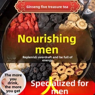 Velisana Ginseng Maca Herbal Tea Bags Men Wellness Tea Natural Energy Drink Daily Vitality Tea