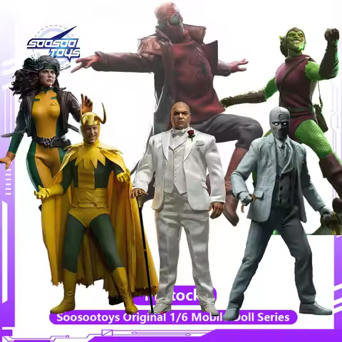 SOOSOOTOYS Original 1/6 SST049 Moon Warrior Moon Knight Mr. Mobile Puppet Model Movie Action Charact