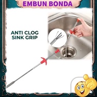 [EB] Quality Drain Cleaner Spring Gripper Clog Remover Sinki Tersumbat/Singki/Tandas Paip Lubang Dapur Tersumbat