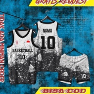 Free splash Basketball Jersey Design, request name and number (1 day)