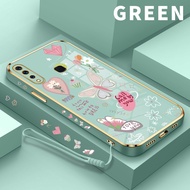 LAYAR 6D Plated Case For Vivo Z1 Pro Z5X 2019 2020 X90 X90 Pro Butterfly Graffiti Full Screen Soft S