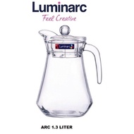 Authentic Luminarc ARC jug pitcher drinks serving glass jug/ARC shape 1.3Litre