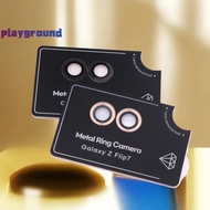[playground] 1/2Pcs For Flip7 Metal Ring Camera Len Protector Anti- HD Camera Lens Protective Temper
